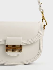 Charles &amp; Keith White Saddle Bag
