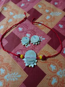Sunflower Necklace &amp; Earrings Set