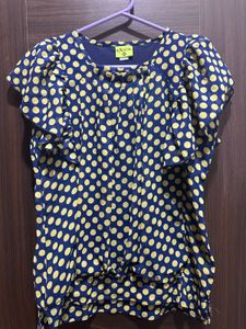 Polka Dots Designer Top for Ladies