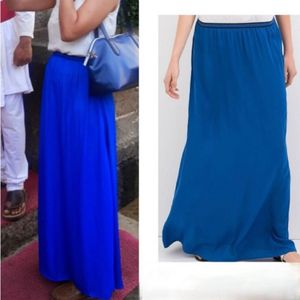 ZARA Royal Blue Maxi Skirt
