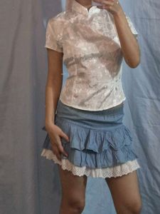 ruffled Mini skirt