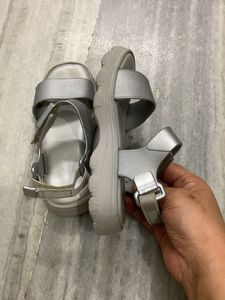 Metallic Platform Sandals