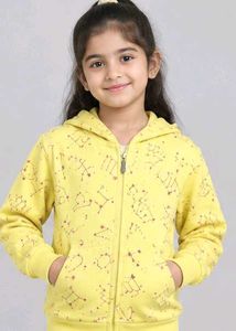 Kids Yellow Constellation Hoodie