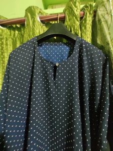 Elegant Polka Dot Abaya