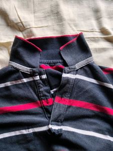Classic Striped Polo Shirt
