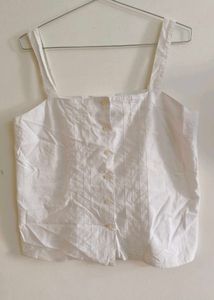 white corset top