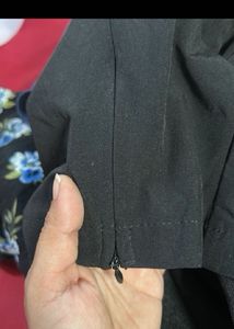 Black Tie-Strap Corset Top
