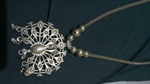 Silver Chain Necklace long