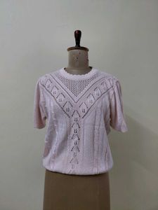 Pink sweater top