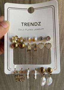 Gold Plated Earring Set