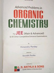 Advanced Problems in Organic Chemistry for JEE