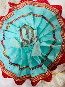 Laddu Gopal Fancy Dress Fabric Net