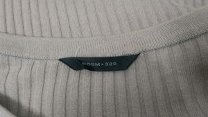 Ribbed Tee- Formal And Casual Wear Top