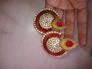 Exquisite Kundan Studded Earrings