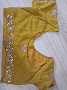 Worked Saree