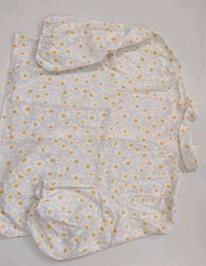 Sunny Daisy Sheer Button-Down Blouse 🌼