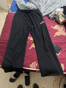 Black Wide Leg Sweatpants