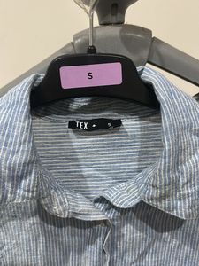 Blue Striped Long Sleeve Shirt