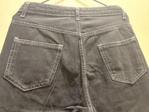 Black Cargo Jeans