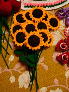 crochet sunflower 🌻