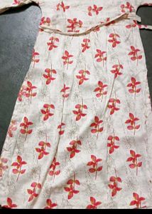 Chic Floral Print Kurta