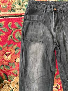 y2k Washed Black Jeans