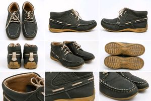 Original Woodland Mid-Top Leather Shoes | Good Con