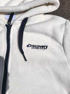 Discovery Expedition Cream Zip-Up Hoodie