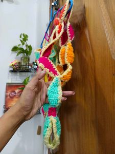 Handmade Crochet Flower Garland