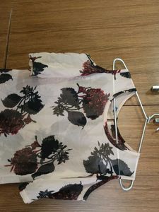 Floral Print Dress with Shrug
