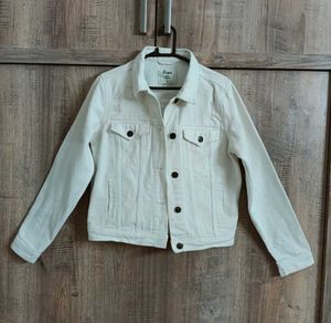 DISTRESSED WHITE JACKET