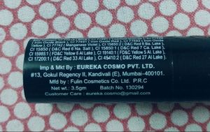 Miss Claire Aqua Rouge Lipstick