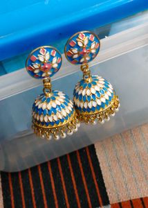 Traditional Indian Jhumka Earrings