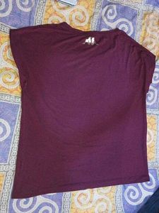 Maroon "I DO THIS FOR MYSELF" Graphic T-Shirt