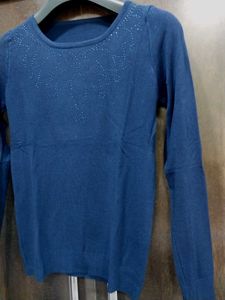 Sweater Top With Sarvoski Work