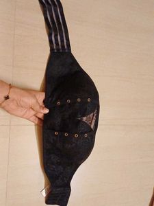 Black Lace strapless Bra with padded