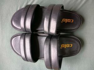 Black Slide Sandals