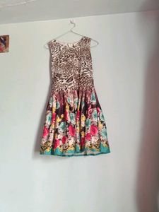 Floral & Animal Print Dress