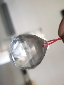 Crystal Faceted Ball Pendant