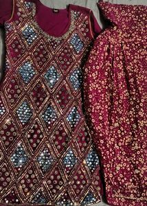 Embellished Kurta Set