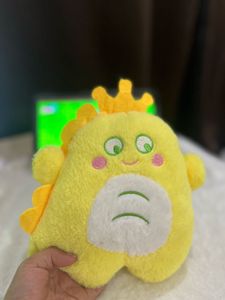 Cute Yellow Dinosaur Plush Toy