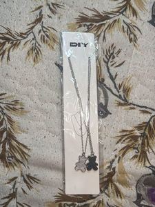 Cute Bear Pendant Necklace Set for couples