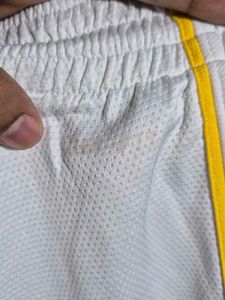 Nike White &amp; Yellow Basketball Shorts / size- 30-3