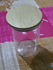 Glass Storage Jar with Bamboo Lid