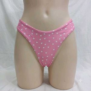 Cute❤️‍🔥 Pink Heart Thong Panty
