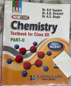 GRB Chemistry Textbook for Class XII Part-I and II