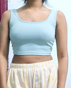 SALE 🔥 Light Blue Sleeveless Tank Top
