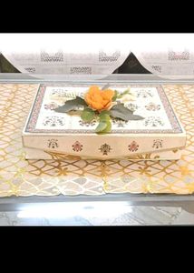 9. Decorative Gift Box with Floral Accent