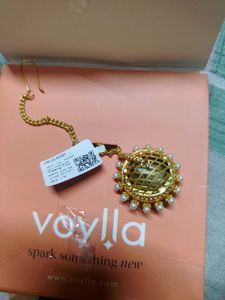 Voylla Enamel Maang Tikka with Pearls