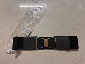 Fashion Belt with Bow Buckle